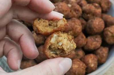 故郷風揚げ豚肉団子のレシピ手順：8