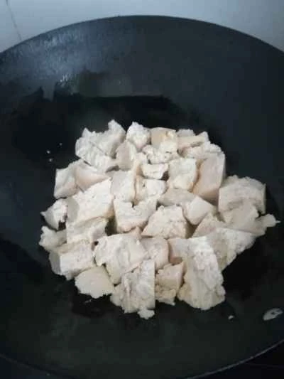 ネギ入り豆腐の煮込みの作り方：4