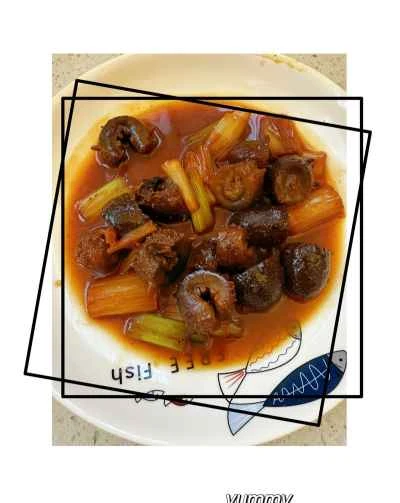 ナマコとネギの炒め物の作り方：8