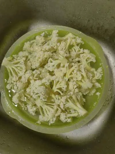 鴨肉とカリフラワーのライスを作る手順：1