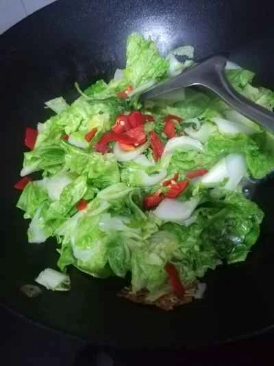 緑黄色野菜炒めの作り方：4