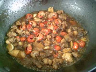 ロブスターのしっぽ入り鶏肉の煮込みの作り方：11