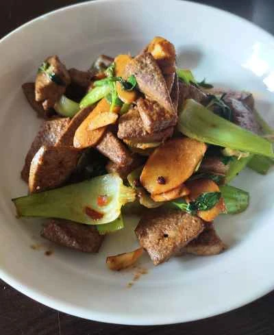 豚レバー炒めのレシピ