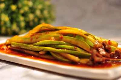 魚風味のズッキーニを作る手順：8