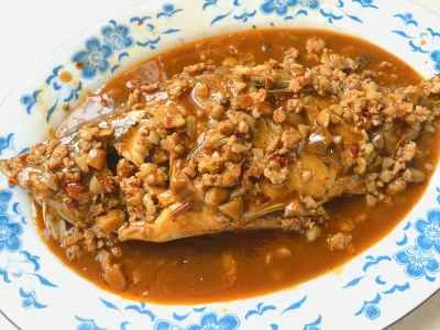 臭みのあるマンダリンフィッシュの煮込みのレシピ