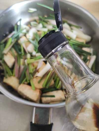 木綿豆腐とエシャロットの炒め物の作り方：5