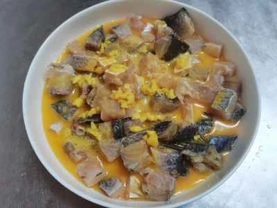 乾燥ニベの蒸し卵の作り方：7