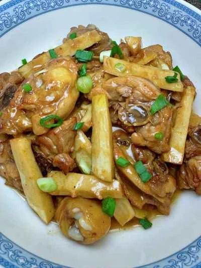 鶏肉とたけのこの煮込みの作り方：14