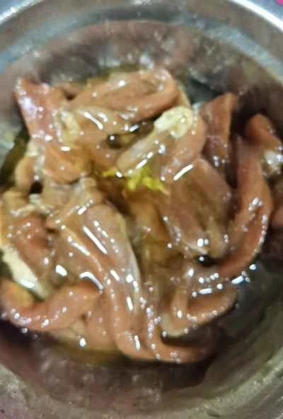 スパイシーな細切りポークテンダーロインのレシピ手順：4