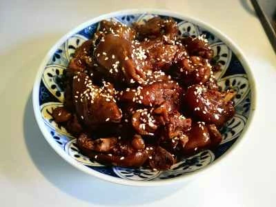 紹興酒で煮込んだ豚足の作り方：11