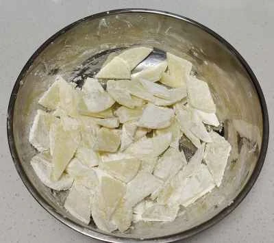 松茸ポテトチップスの作り方：4