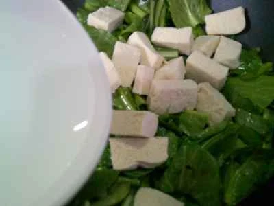 冷凍豆腐と白菜の炒め物の作り方：4