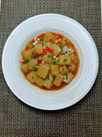 刻んだ唐辛子、ひき肉、こんにゃくの作り方：15