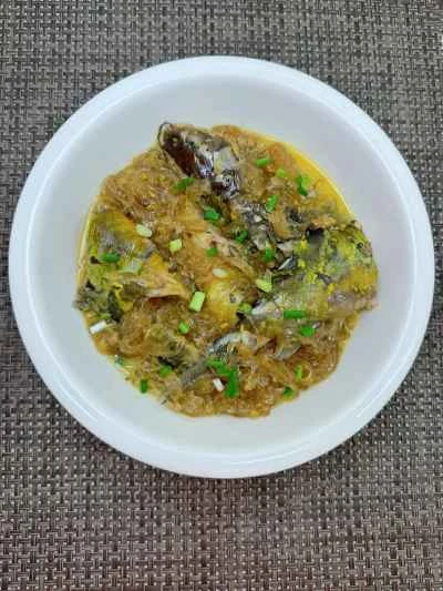 春雨入り黄ナマズの煮込みの作り方：10