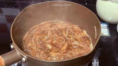 ネギ入りナマコの煮込みの作り方：4