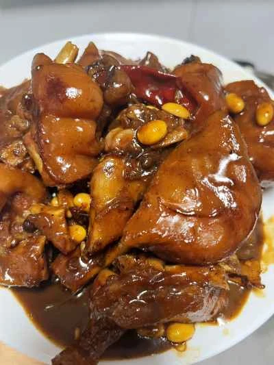 豚足と大豆の煮込みのレシピ