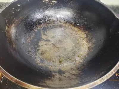 赤アマランサスの炒め方：3