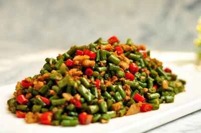 ひき肉とインゲンの炒め物のレシピ