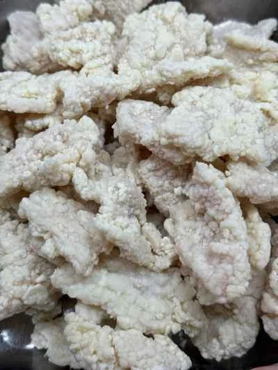 トマトソースの酢豚の作り方：1