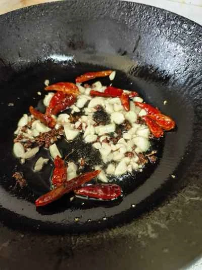 ササゲ炒めの作り方：5