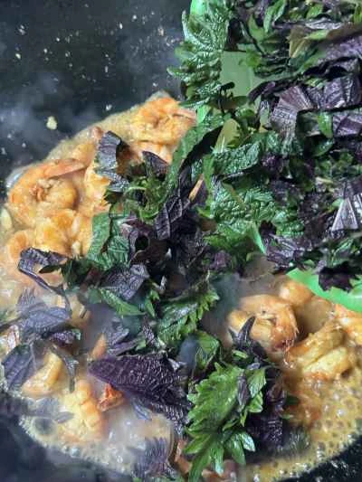 エビと大葉の炒め物の作り方：13