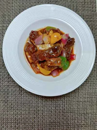 ブラックペッパービーフリブのレシピ手順：13