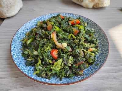 野生ゴマ入り豚肉炒めのレシピ