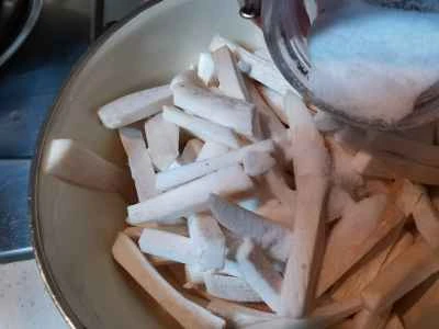 揚げエリンギの作り方：4