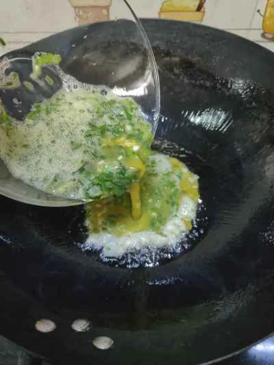 バジル入り目玉焼きの作り方：9