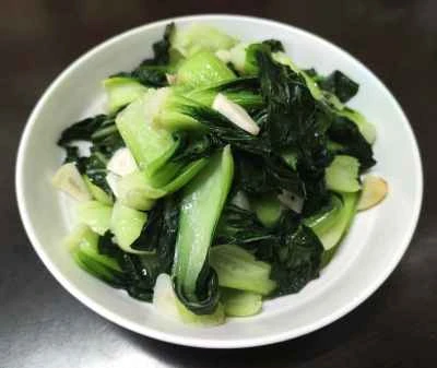 ニンニク風味の上海白菜の作り方：7