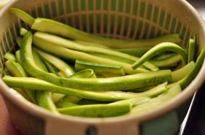 魚風味ズッキーニの作り方：3