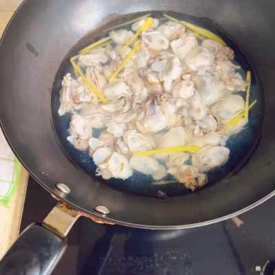 ねぎ油牡蠣と海藻の作り方：7