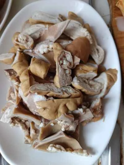 豚腸炒めの作り方：2