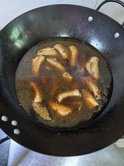 米麺入り豚スペアリブの煮込みの作り方：7