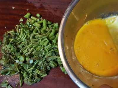 トゥーンリーフを使ったスクランブルエッグの作り方：4