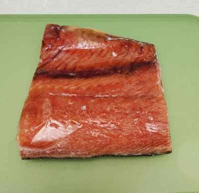 蒸し鮭のレシピ手順：1