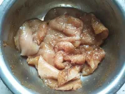 フライドチキンカツのレシピ手順：2