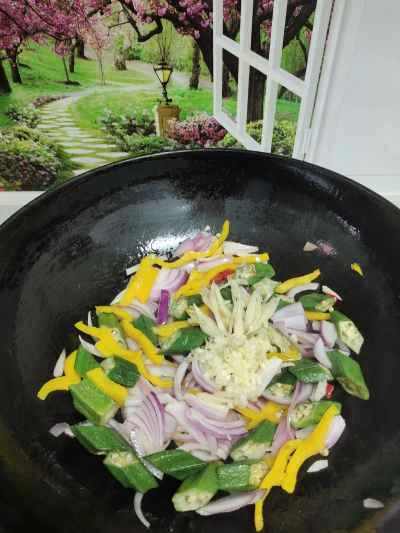 旬の野菜炒めの手順：4