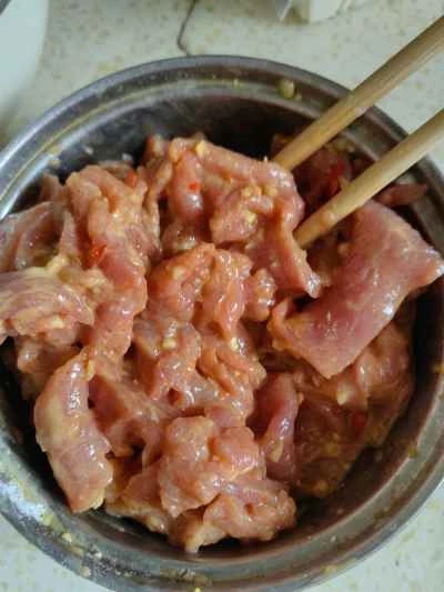 野菜入り肉スライスの作り方：8