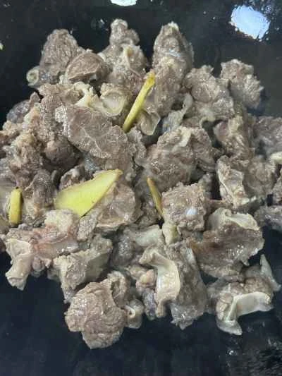 サテ風味の大根と牛ブリスケットの作り方：4