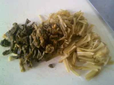 漬物とたけのこ入りベジタリアンチキンの煮込みの作り方：4