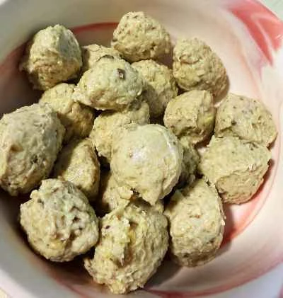 きのことたけのこのミートボールのレシピ