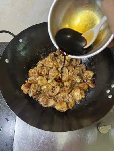 鶏もも肉のネギ煮込みの作り方：9