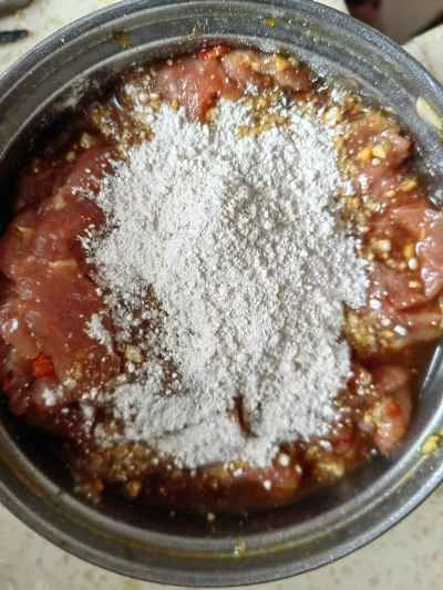 野菜入り肉スライスの作り方：3