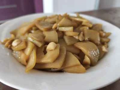 ニンニク風味の白かぼちゃの作り方：6