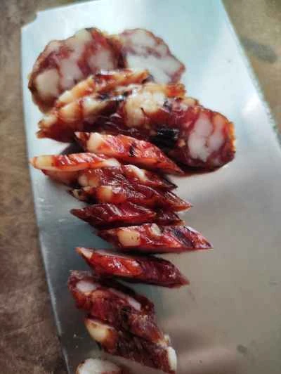 ナス、オクラ、玉ねぎの炒め物の作り方：3