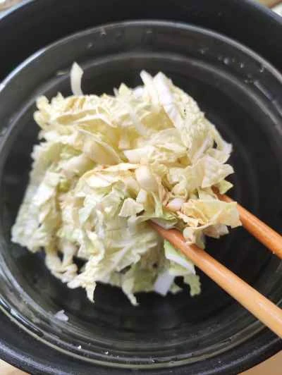 蒸し白菜のレシピ手順:5