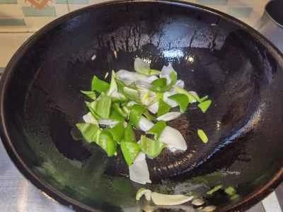 ネギと胡椒のアサリの作り方:5