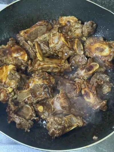 ブラックペッパービーフリブのレシピ手順：7