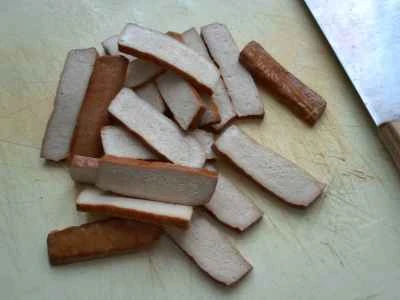 乾燥豆腐とヘチマの炒め物の作り方:4